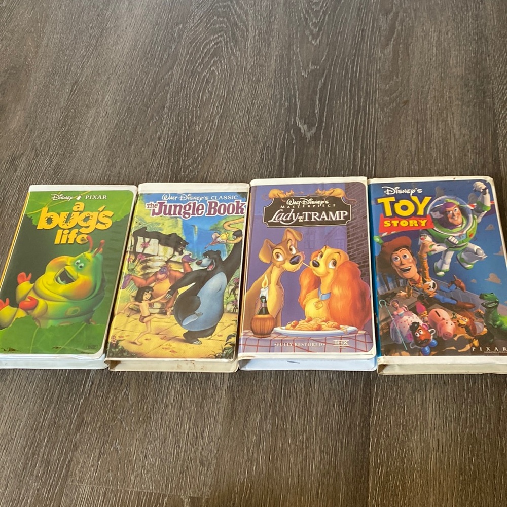 Classic VCR Disney Movies